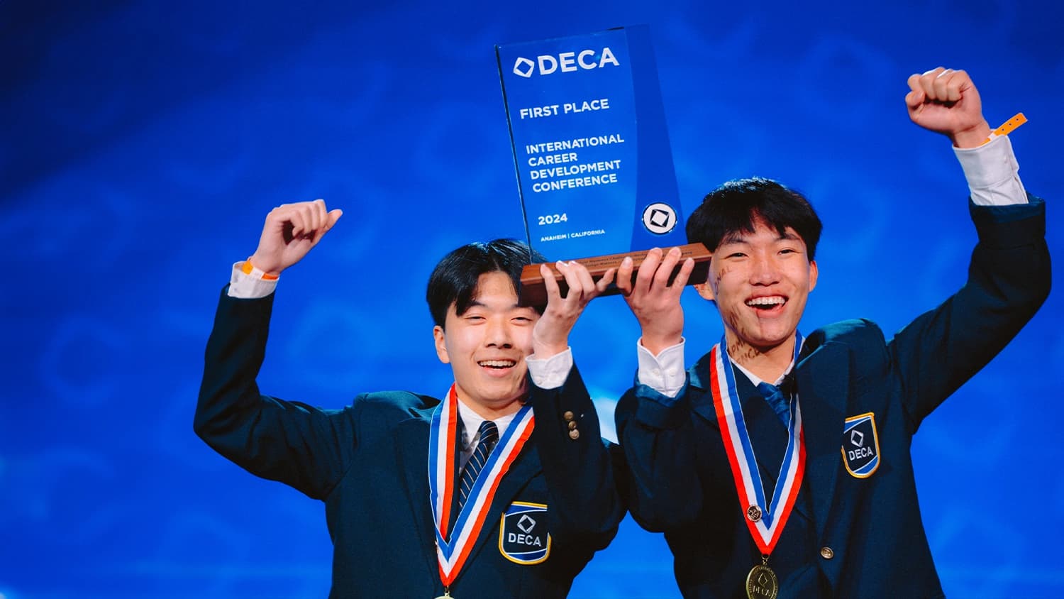 DECA member at ICDC